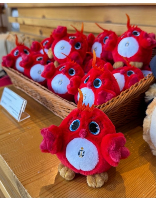 Mini Red Birdie keychain